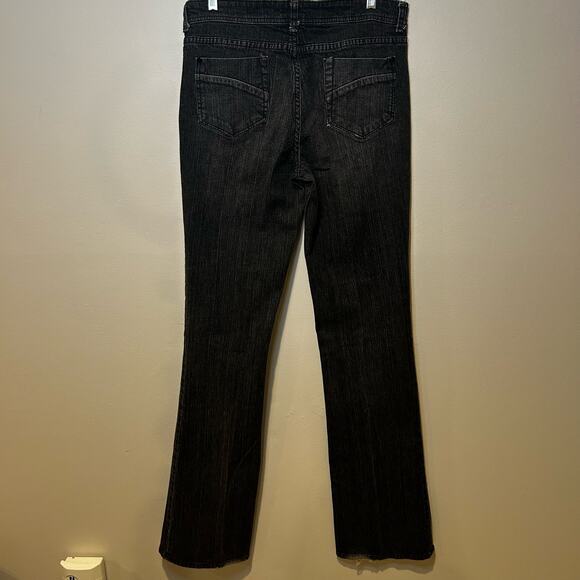 ANA Modern Bootcut‎ Black Jeans Size 8 Ultra Tall Mid Rise Cowgirl Rodeo Denim - Picture 5 of 7